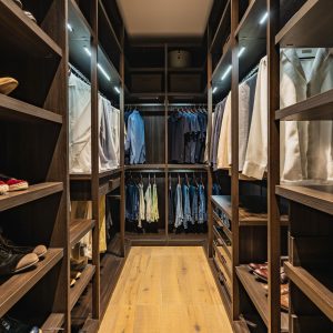 Master walk in closet