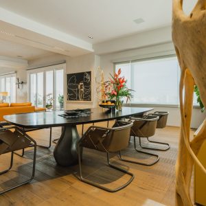dining and living room