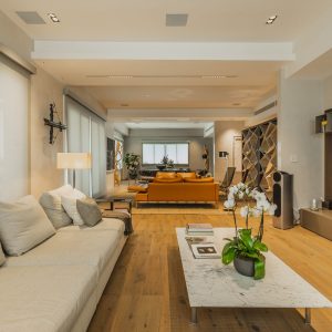 family room and living room