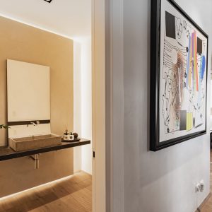 half bath plus hall