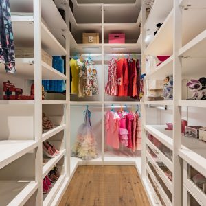 second bed walk in closet